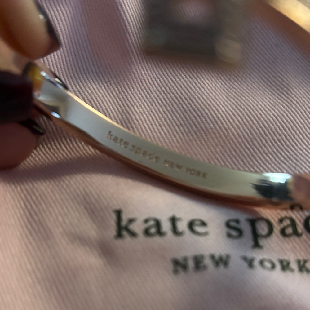 Kate Spade Rose Gold Bracelet with Lock Charm - Picture 2 of 5